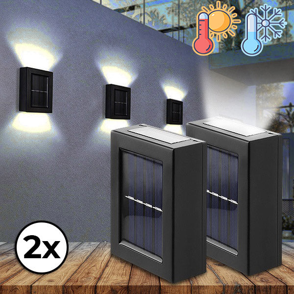 Set 2 Lămpi Solare Exterior DUOLUMO™