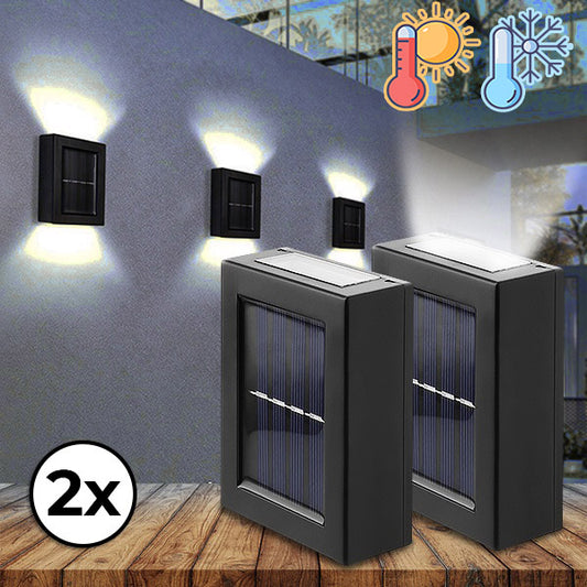 Set 2 Lămpi Solare Exterior DUOLUMO™